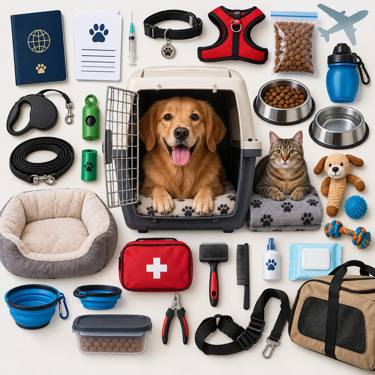 Pet Travel Checklist Essential Items